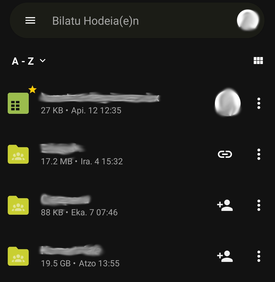 Nextcloud Client - Hasierako orria